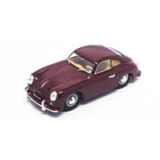 1:43 PORCHE 356 1952 BURGUNDY DIECAST