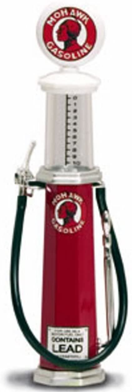 1:18 GAS PUMP MOHAWK EMBLEM ROUND DIECAST