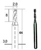 Proxxon - Tungsten carbide milling Cutters 2mm - morethandiecast.co.za