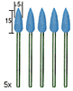 Proxxon - Flexible silicon  bullets - morethandiecast.co.za