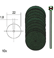 Proxxon - Corundum cutting discs - morethandiecast.co.za