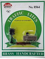 N SCALE 1-6 WAY TRAFFIC LIGHT WITH SWITCH, PLASTIC SCALE MODEL,MODEL TRAIN ACCESSORIE