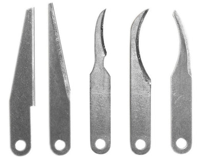 5 Assorted Carving Blades - 5pcs - morethandiecast.co.za